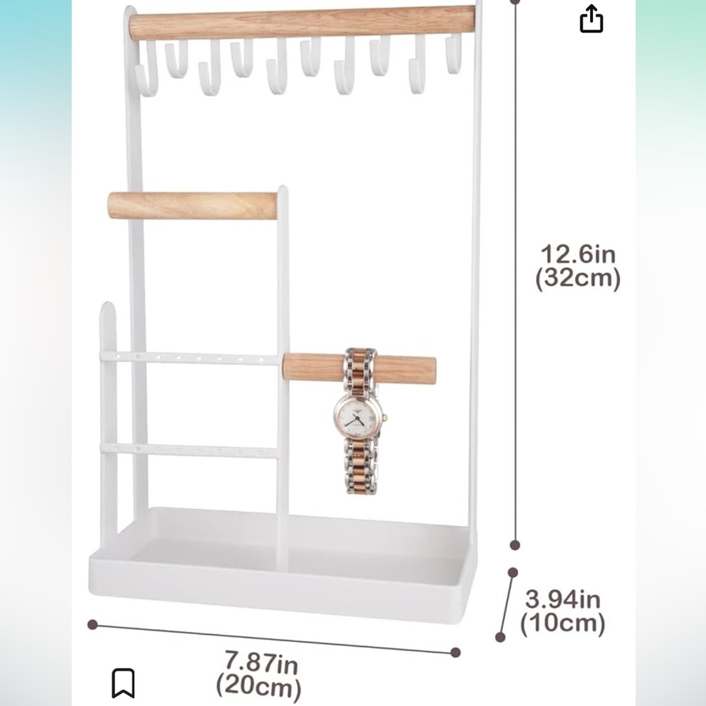 Jewelry Stand / Organizer / Necklace Stand / Earring Holder - Picture 5 of 5